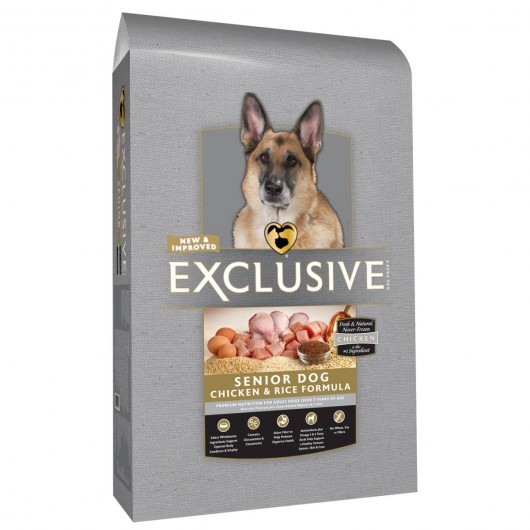 Chicken and Rice Formula Senior Dog Food 35lb