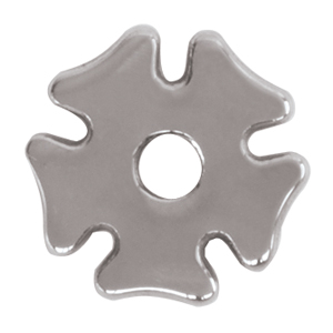 Weaver Clover Leaf Replacement Rowel, Stainless Steel, 7/8"